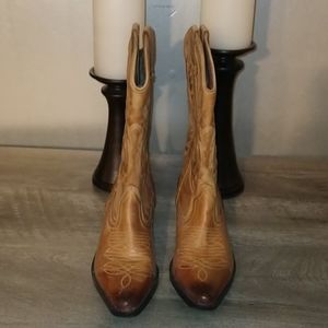 Pompa leather cowboy boots